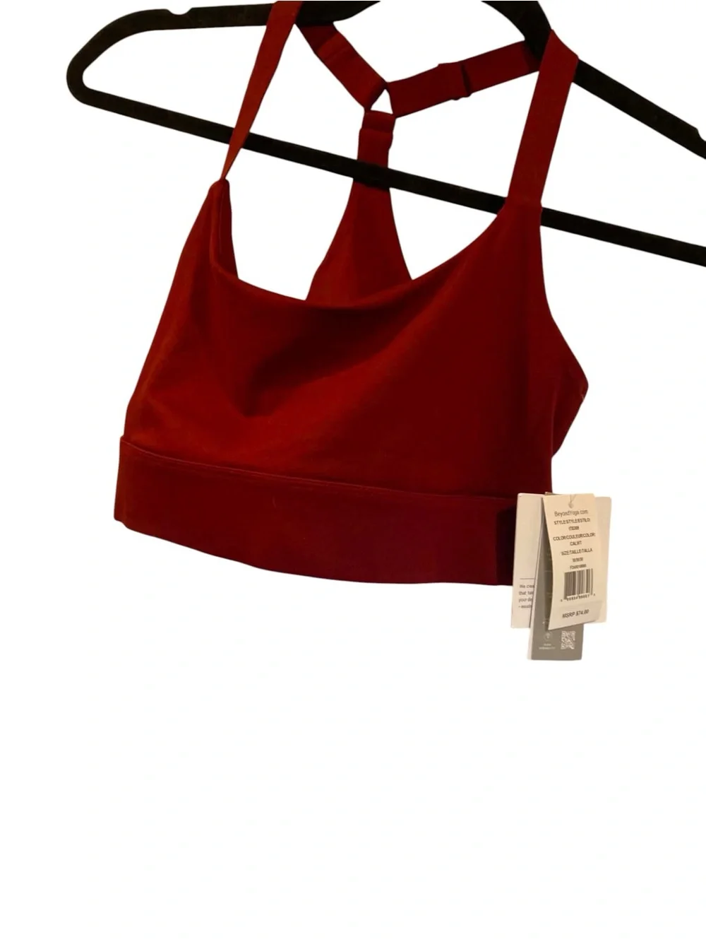 NWT Beyond Yoga Sports Bra BURGUNDY Size: M